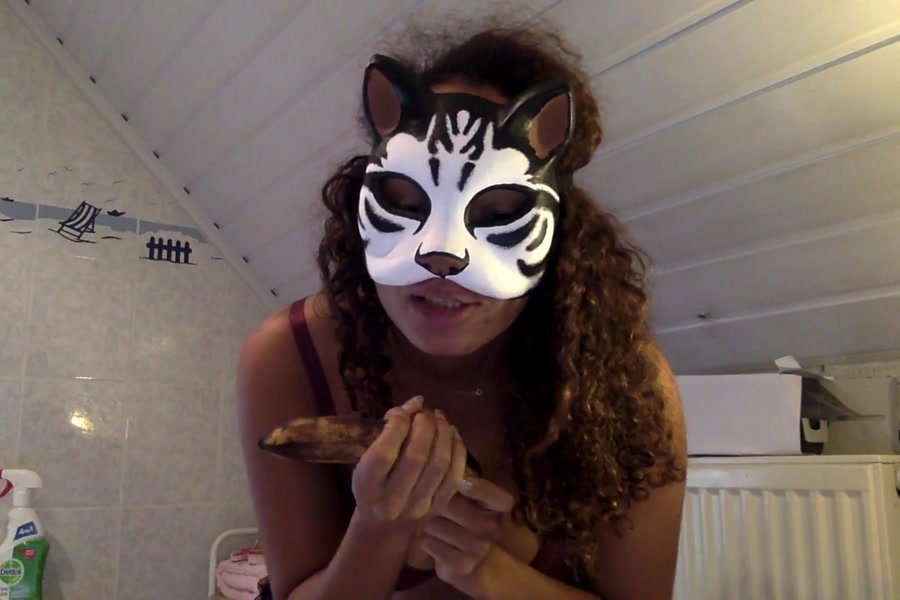 kinkycat - Banana Request video, Pooping Girls, Solo