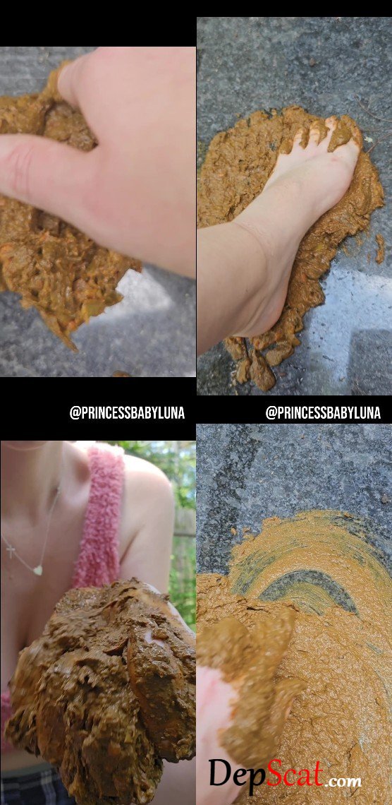 PrincessBabyLuna - Pooping and Playing With It, Solo, Pee