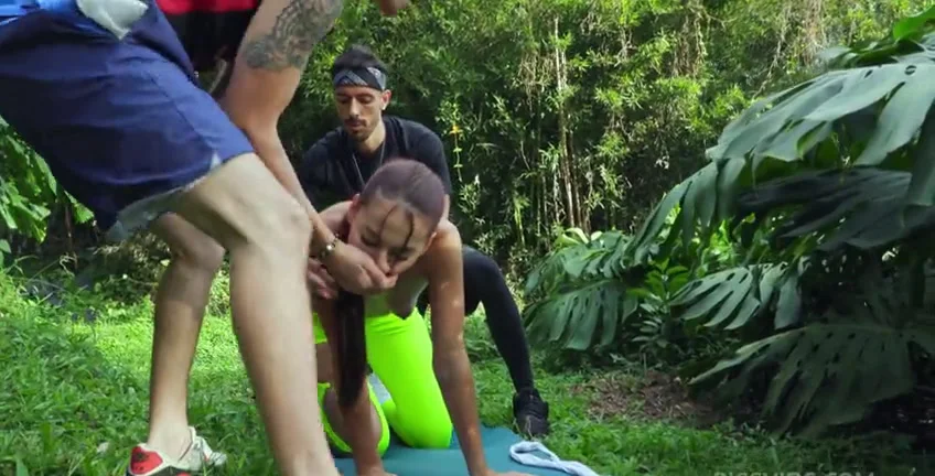 Michelle Anderson - Yoga Girl Addicted To Cocks. DAP. TP. 6 On 1 + Pissing, Gonzo, Anal