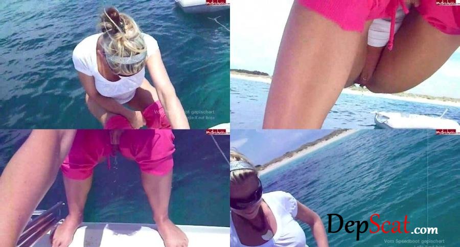Lejla-X - Vom Speedboot gepischert, Amateur, Deepthroat