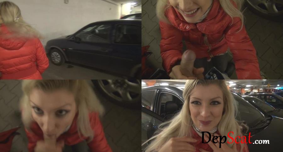 VanessaKiss - Parkplatz Blowjob! Maul spermavoll!, Deepthroat, Pov