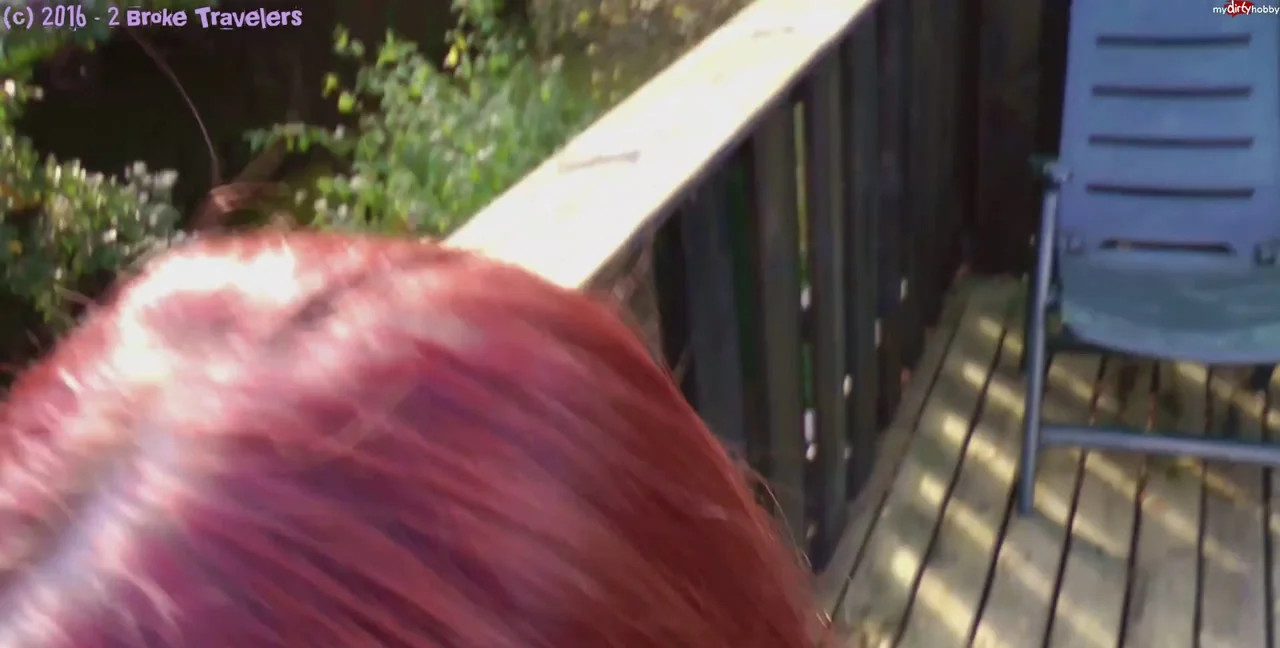 Perverse Almanac - OMG!!! AO Creampie Quickie auf dem Balkon der Nachbarin!, German, Anal