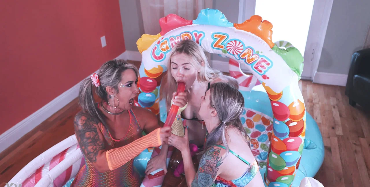 Rebel Rhyder, Ray Misty Meaner - Candyzone, Blonde, Big Ass
