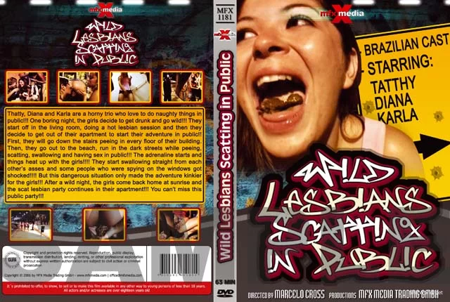 Diana, Karla, Tatthy - MFX-1181 Wild Lesbians Scatting in Public DVDRip / 746 MB