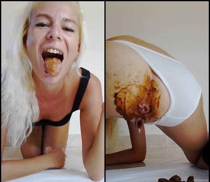 Princess - Worship My Poo I Sniffing, Licking, Chewing Poo / 6, Masturbation, Defecation