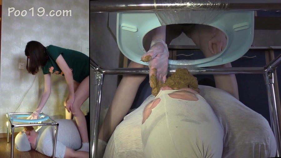 MilanaSmelly - Lick my tampon and swallow my shit, Femdom, Shitting