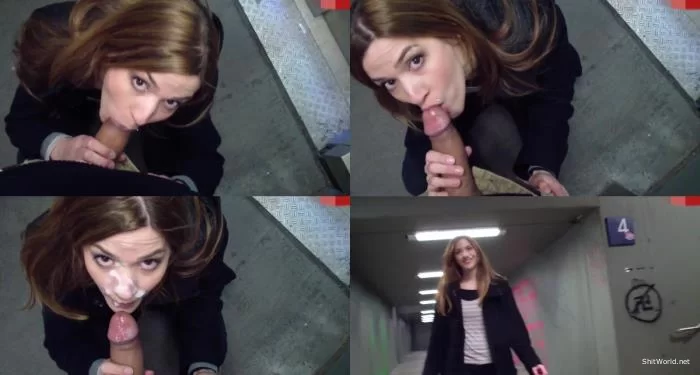 MaryHaze - Public Speed-Blowjob am Bahnhof Spermaface! Full HD / 117.01 MB