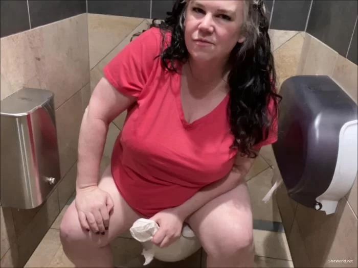 Public Bathroom Embarrassed Shit FullHD 1080p / 663 MB