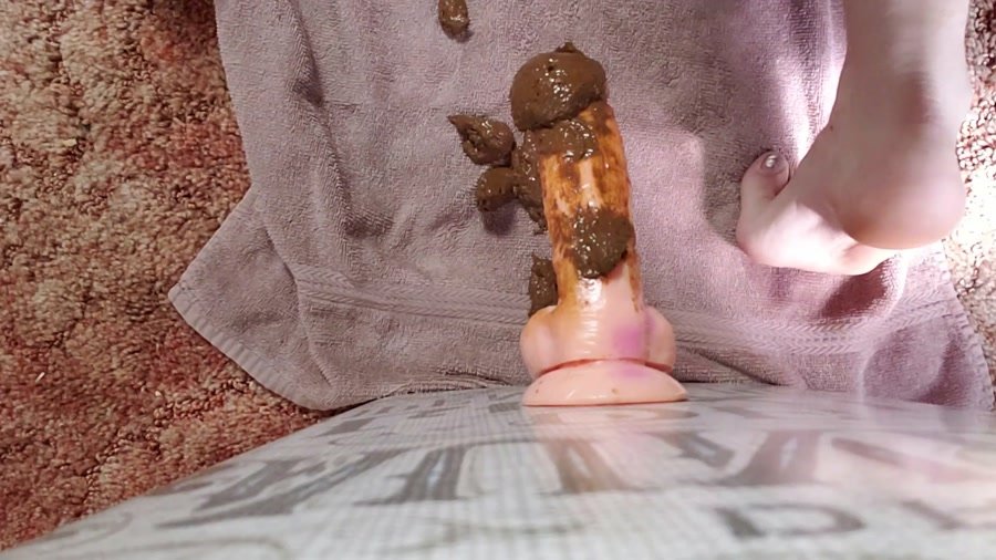 xxecstacy - Shitting Anally Fucking Dildo, Scatting, Masturbation