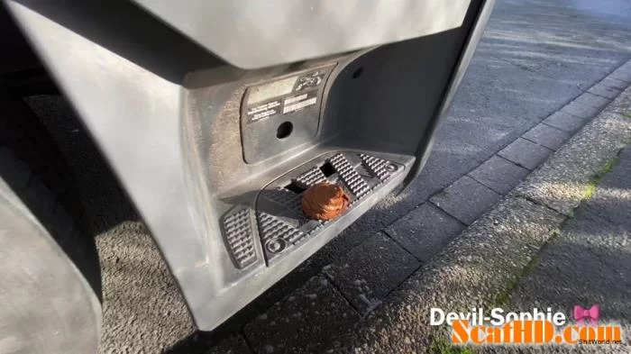 Devil Sophie - OMG - how does the shit get onto the truck running board UltraHD 4K / 338 MB