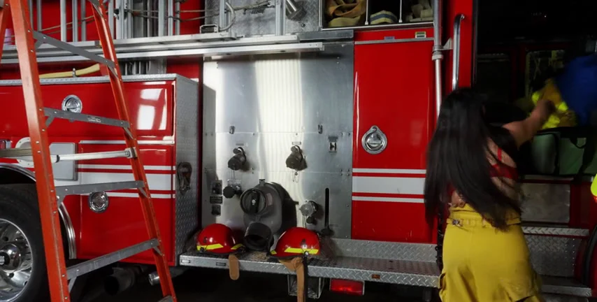 Angela White - Firefighter Angela's White Hot Squirting Fuckfest, Blowjob, Big Ass