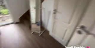 Devil Sophie, SteffiBlond - Come and shit on my nylon tights - violent diarrhea, Kinky