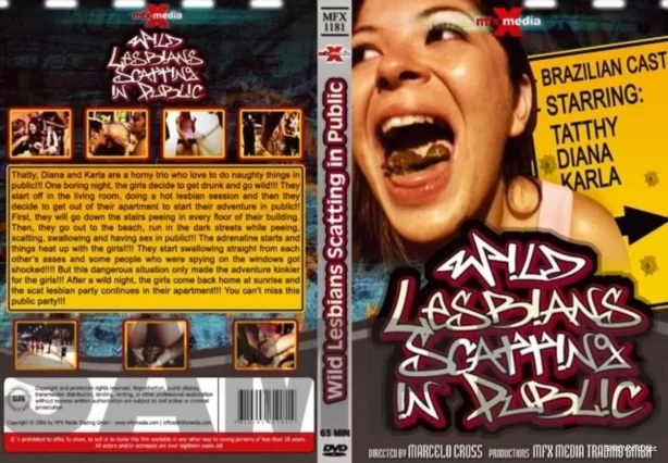 Wild Lesbians Scatting in Public DVDRip / 745.9 MB