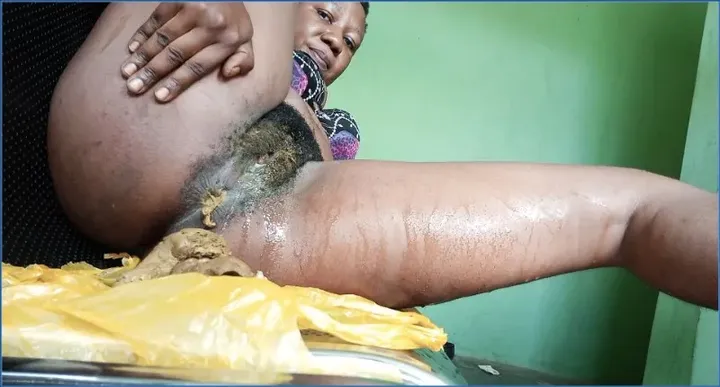 Download Ebony Princess - Pissing, Shitting, Smearing, African: The Ultimate Taboo ride! ShitWorld.net