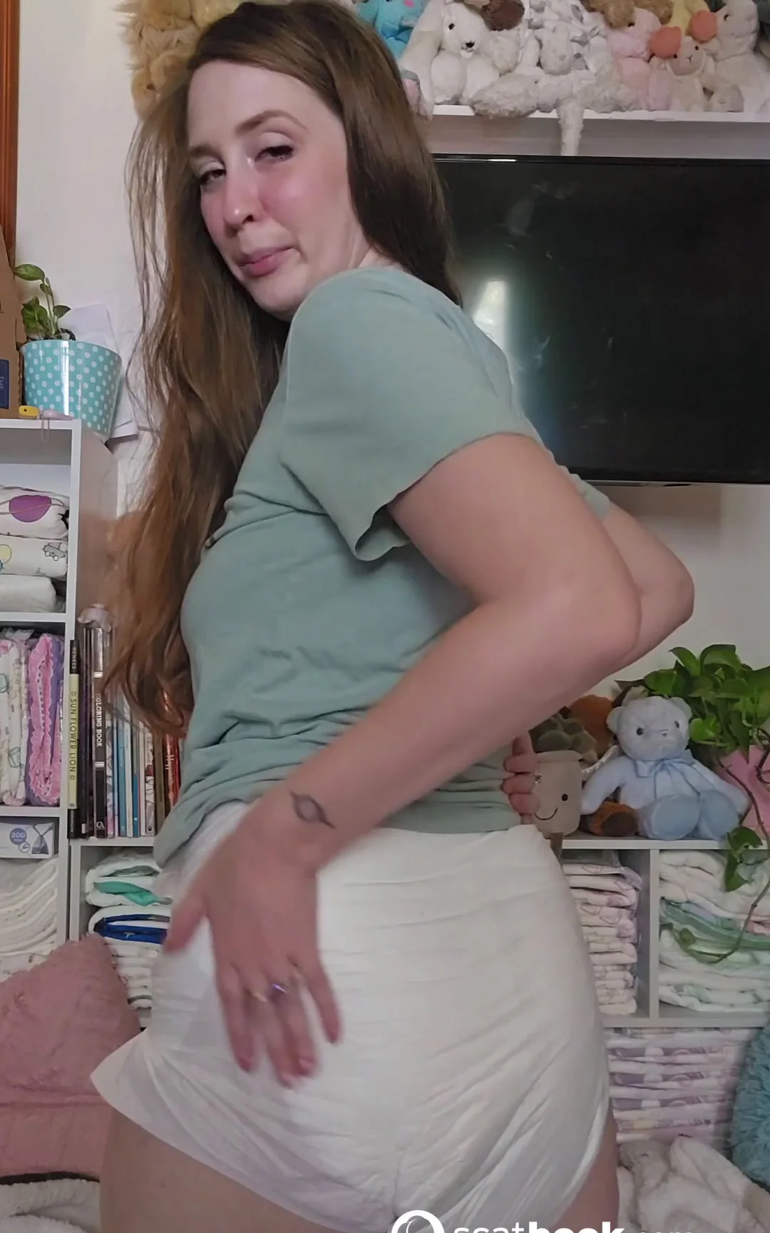 Download PrincessBabyLuna - Messy Diaper, Solo, Homemade ShitWorld.net