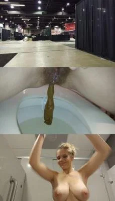 Public Porn Convention Pee and Surprise Poop FullHD 1080p / 1.12 GB