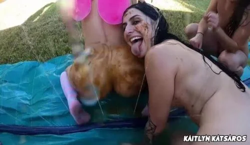 Kaitlyn Katsaros, Miss Demeanor, Keira Croft, Catalina Ossa, Natalie Brooks, Isabel Moon, Lucy Sunflower, Raven Maddoxx, and Raven Vice - 9 Girl Scat Orgy HD 720p / 1.8 GB