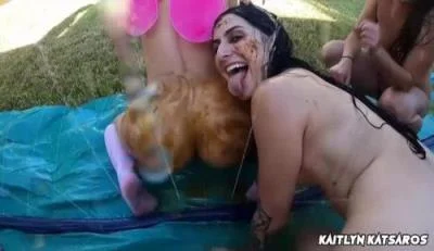 Kaitlyn Katsaros, Miss Demeanor, Keira Croft, Catalina Ossa, Natalie Brooks, Isabel Moon, Lucy Sunflower, Raven Maddoxx, and Raven Vice - 9 Girl Scat Orgy HD 720p / 1.8 GB