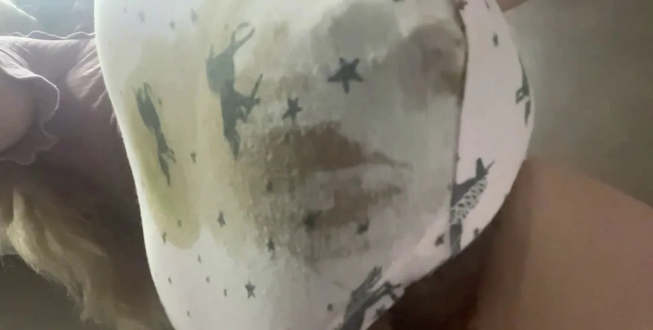 Messy Naughty - Ruined Shit Panty, Solo, Panties