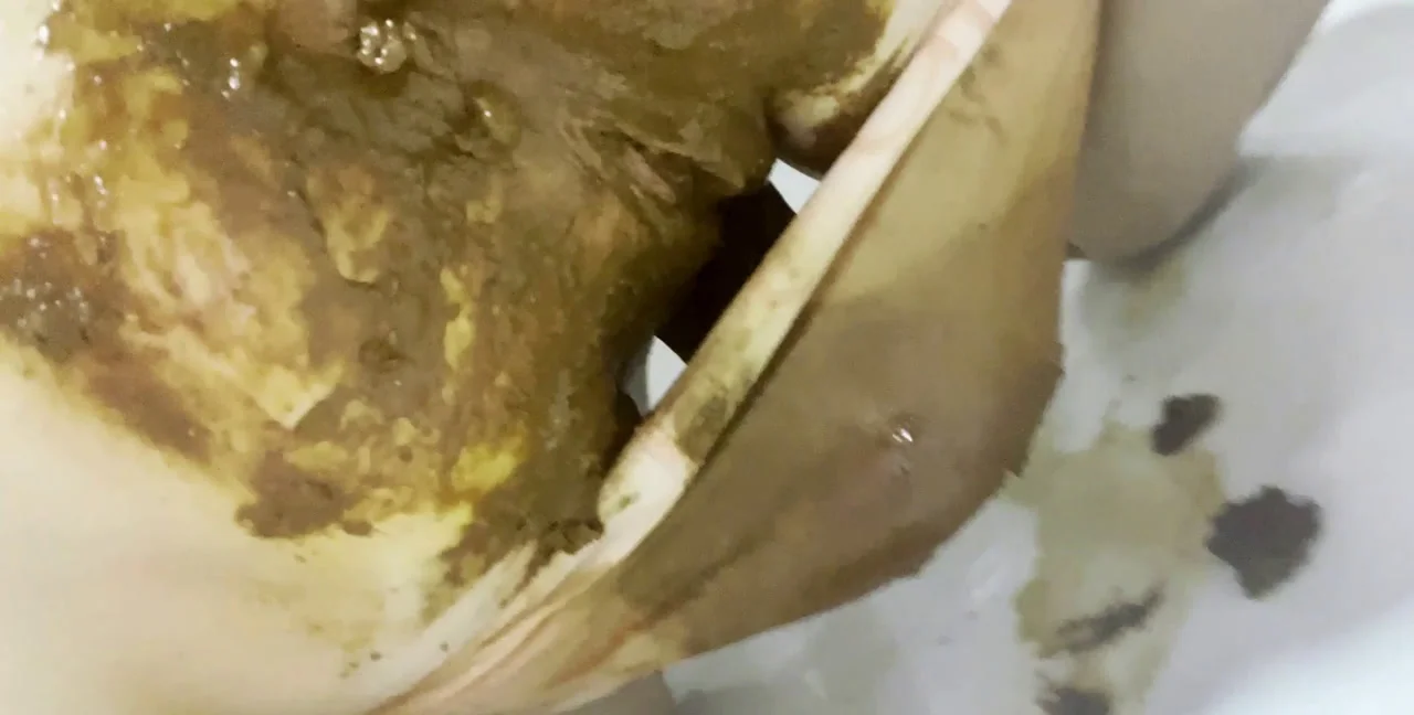Panty Scat - Shitting Calvin Klein Ruined Pooping Panties