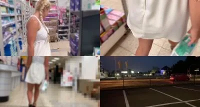 Devil Sophie - Public im Kaufladen - Windelpiss und Anprobe - Wischmob Einfuehrung extrem pervers FullHD 1080p / 232.04 MB