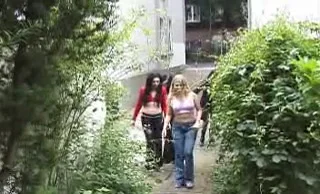 German Girl Pissing, Lesbian, Peeing