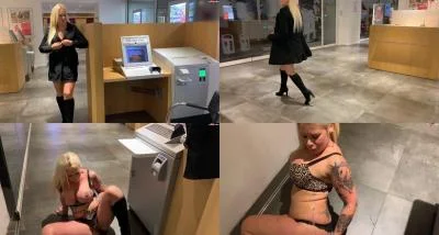 Devil Sophie - Extremely perverted pissing in the middle of the bank branch FullHD 1080p / 127.01 MB