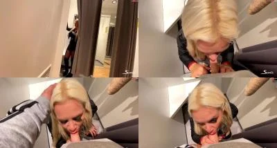 Devil Sophie - Blow shop - Schnellspritzer beim shoppen abgeblasen FullHD 1080p / 72.76 MB