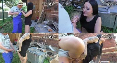 Mira-Grey - Public Brutal Ins Maul gespritzt - Spontan jetzt Full HD / 173.53 MB
