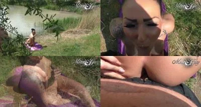 Mira-Grey - Spanner spritzt mir in die Muschi - Public! Full HD / 287.98 MB