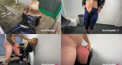 Devil Sophie - Street Jeans Bitch - Use me as you want - I want a sperm jeans ass with SteffiBlond  MydirtyHobby FullHD 1080p / 411.4 MB
