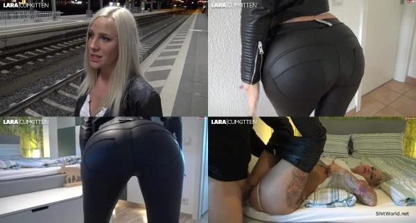 Lara-CumKitten - LEGGINGS BITCH im Hauptbahnhof XXXL Prallarsch extrem vollge 25 02 18 FullHD 1080p / 157.85 MB