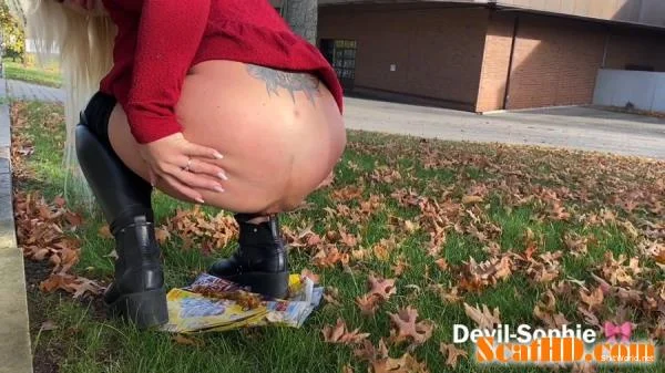 SteffiBlond - And from the post; P Today my sausage is traveling with Devil Sophie UltraHD 4K / 494 MB